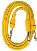 MR Mono to 2 Mono Audio Cable Metal | 6.35mm Mono to Dual 6.35mm Mono Cable | PVC Cable with Copper Connectors | For Mixer, Amplifier & Audio Equipment