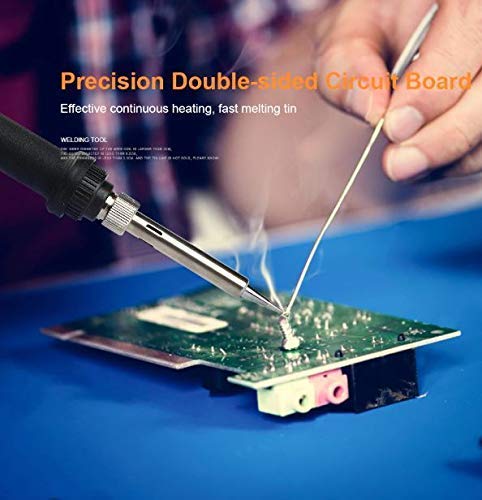 MR 60W Soldering Iron Kit | 5 Interchangeable Soldering Tips | Adjustable Temperature Soldering Iron | Electronics Repair, PCB, DIY & Electrical Work
