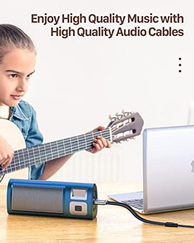MR Stereo to 2 Mono Audio Cable Metal | 3.5mm Stereo to Dual 6.35mm Mono Cable | Premium Metal Connector | For Mixer, Amplifier, Speaker & Audio Equipment