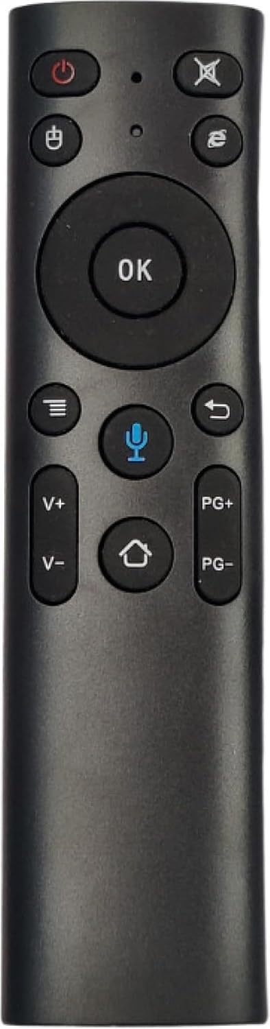 MR Air Mouse Remote with Voice Control | 2.4GHz Wireless Motion Sensor Remote | Smart TV, Android TV Box & PC Remote Control