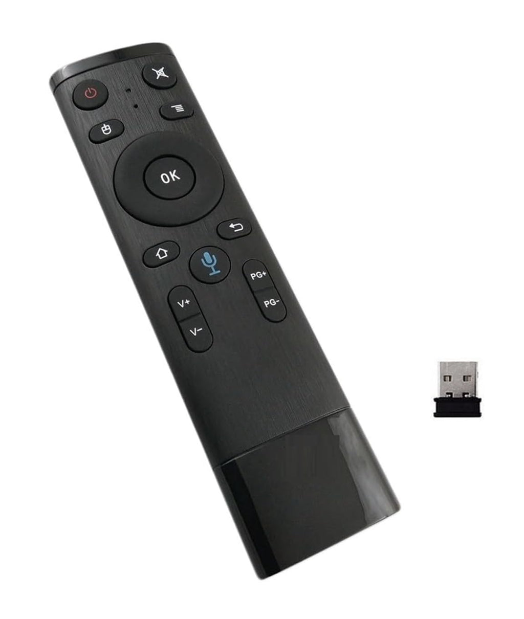 MR Air Mouse Remote with Voice Control | 2.4GHz Wireless Motion Sensor Remote | Smart TV, Android TV Box & PC Remote Control
