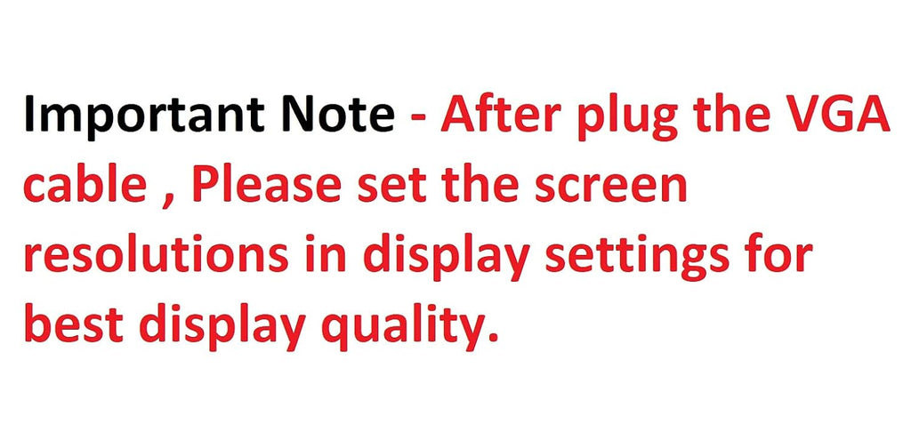 MR VGA Cable | VGA to VGA Male to Male Cable | HD Video Display Cable | For PC, Laptop, Monitor, Projector & LED Display
