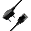 MR Computer Power Cable | 3 Pin Power Cord | PC Power Supply Cable | For Desktop Computer, Monitor, Printer, UPS & Other Devices