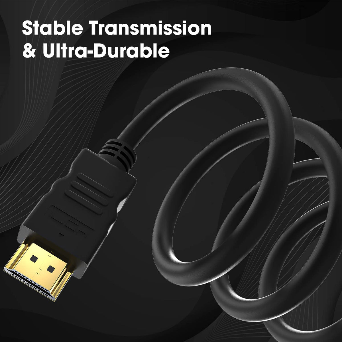 MR HDMI Cable | HDMI to HDMI High Speed Cable | Full HD Audio Video Cable | For TV, Monitor, Laptop, PC, Projector & Set-Top Box