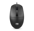 TVS ELECTRONICS Champ M120 Wired Optical Mouse with 1200 DPI Resolutions | 3 Handy Buttons with 1.5 Million Durable Clicks | Fast Moving Scroll Wheel, Plug and Play USB Mouse for Windows/Mac