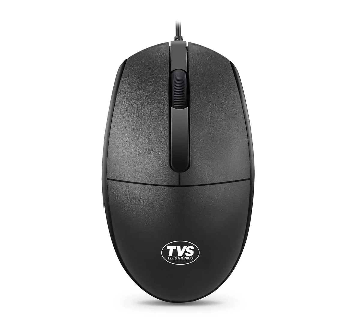 TVS ELECTRONICS Champ M120 Wired Optical Mouse with 1200 DPI Resolutions | 3 Handy Buttons with 1.5 Million Durable Clicks | Fast Moving Scroll Wheel, Plug and Play USB Mouse for Windows/Mac