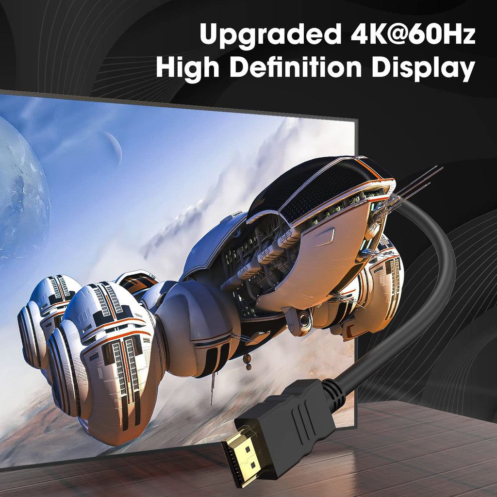 MR HDMI Cable | HDMI to HDMI High Speed Cable | Full HD Audio Video Cable | For TV, Monitor, Laptop, PC, Projector & Set-Top Box