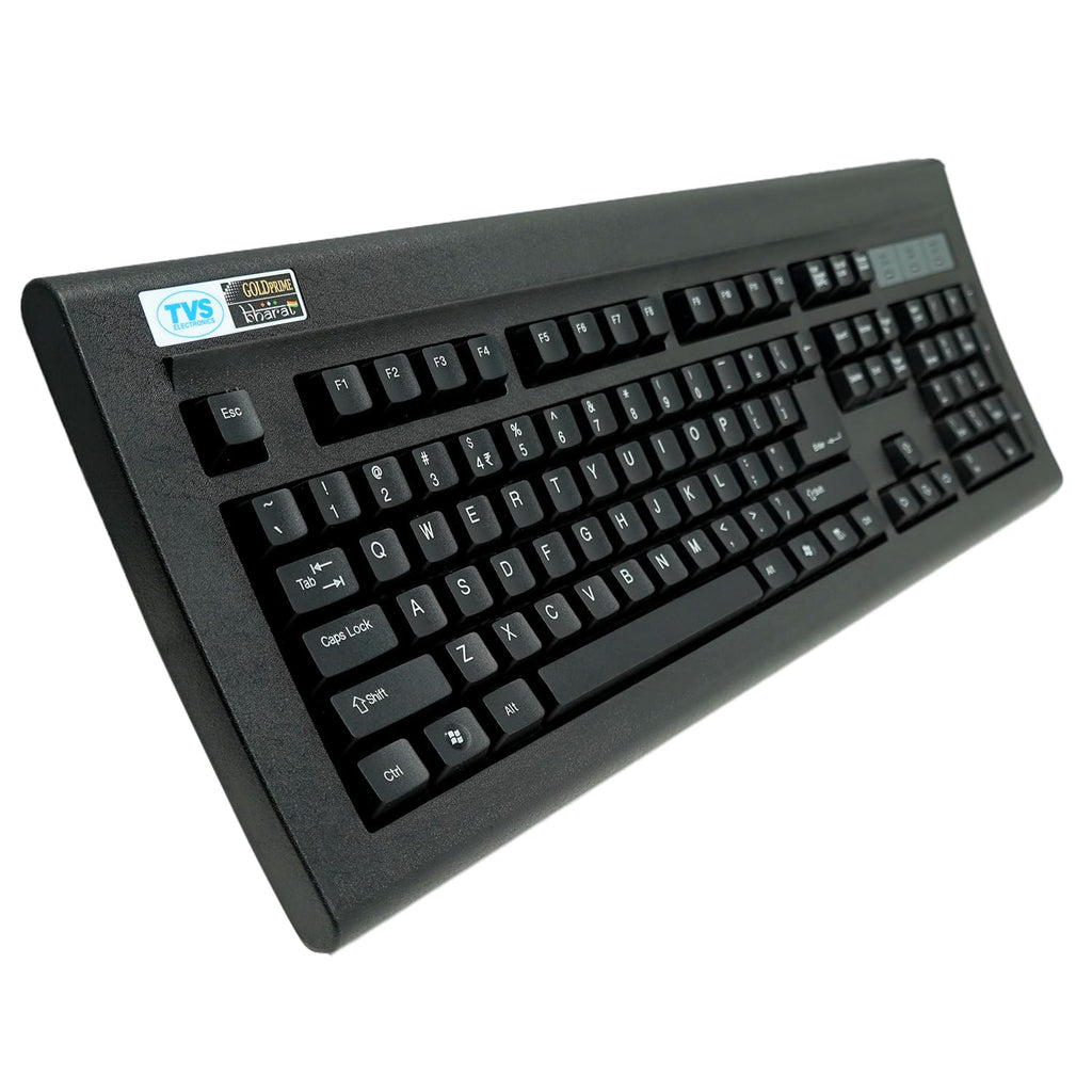 TVS Gold Mechanical Keyboard Refurbished | Genuine Wired USB Keyboard | Durable Mechanical Keys | 1 Year Warranty | For PC, Laptop, Office & Home