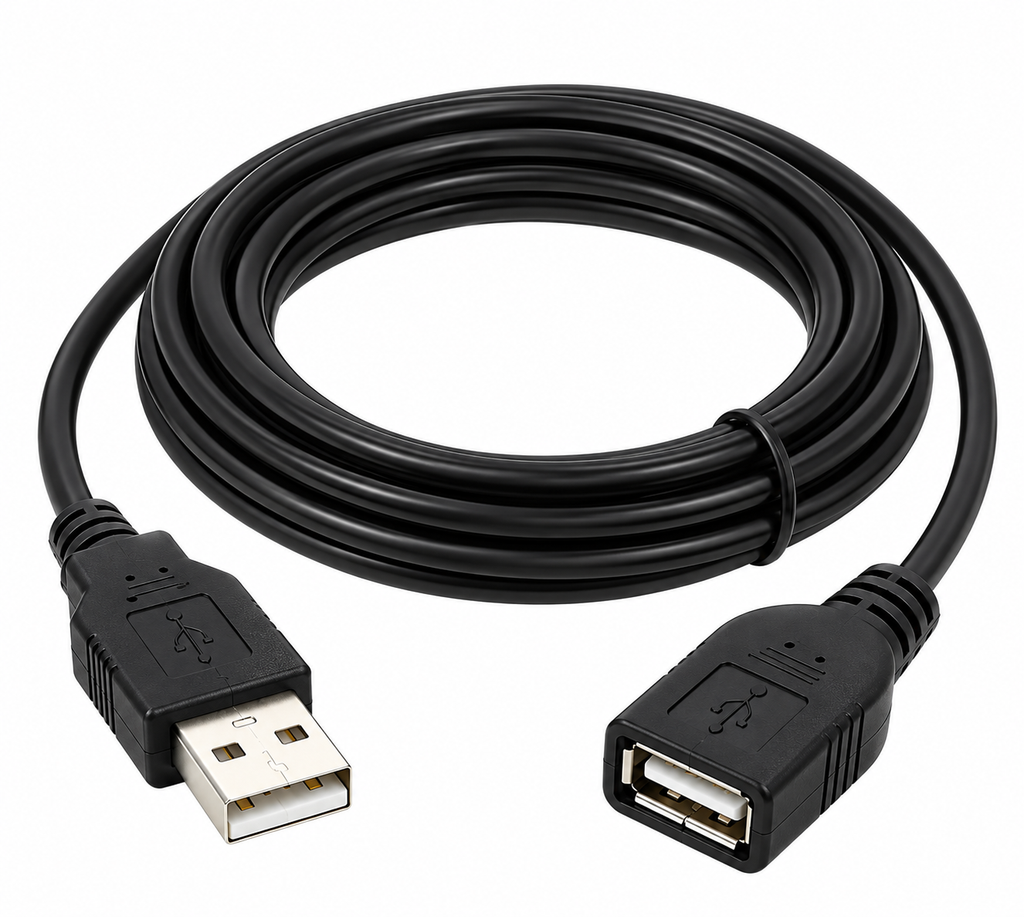MR USB Extension Cable | USB 2.0 Male to Female Extension Cable | High Speed Data Transfer & Charging Cable | For PC, Laptop, Printer, Keyboard, Mouse & USB Devices