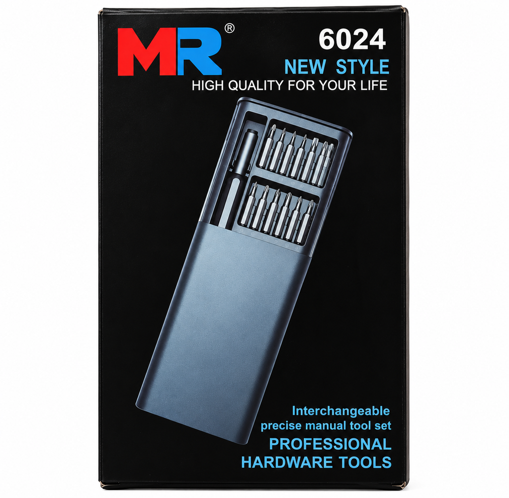 MR 24 in 1 Precision Screwdriver Tool Kit | Multi-Purpose Repair Tool Set | Screwdriver Bits Set for Mobile, Laptop, PC, Electronics & Home Appliances