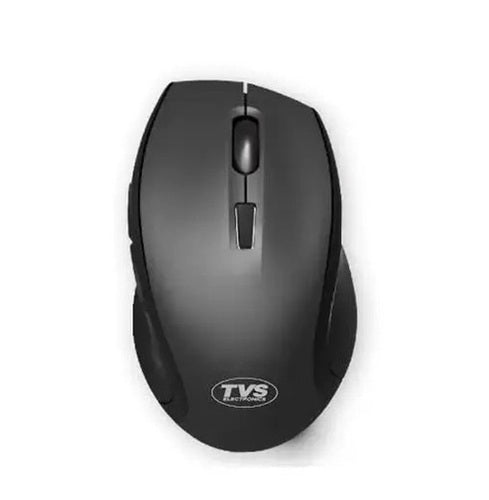 TVS Wireless Mouse 3400 DPI | 2.4GHz Wireless Optical Mouse | Ergonomic Design | Side Buttons | USB Nano Receiver | For PC, Laptop & Computer ( Refurbished )